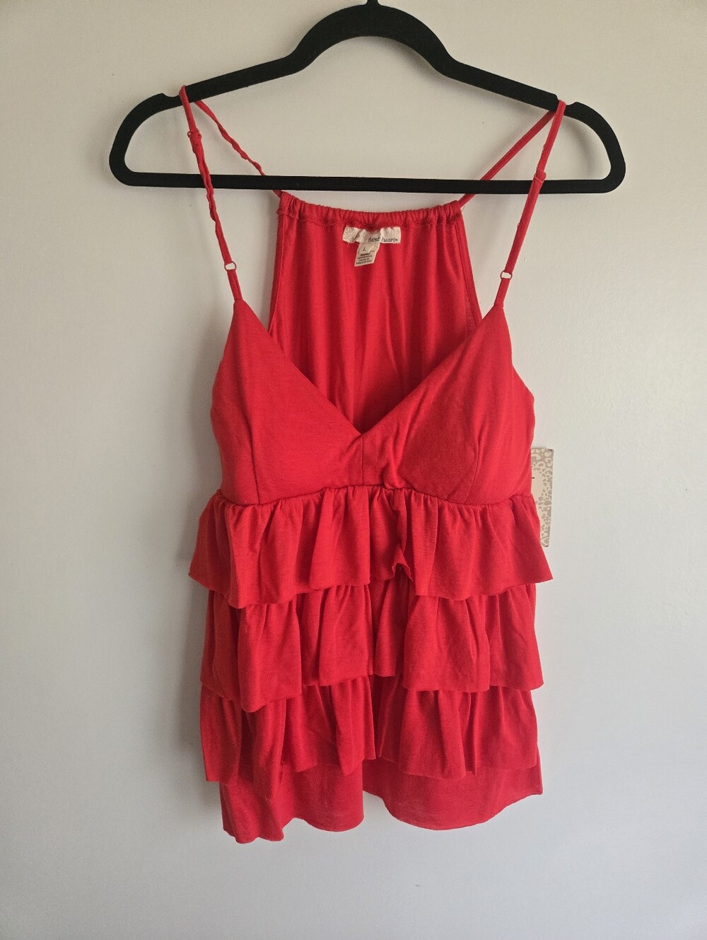 Derek Heart Tank Blose Padded Bust.
